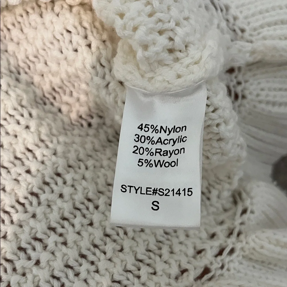 Cream Ruffle Tank Top - Picture 4 of 4